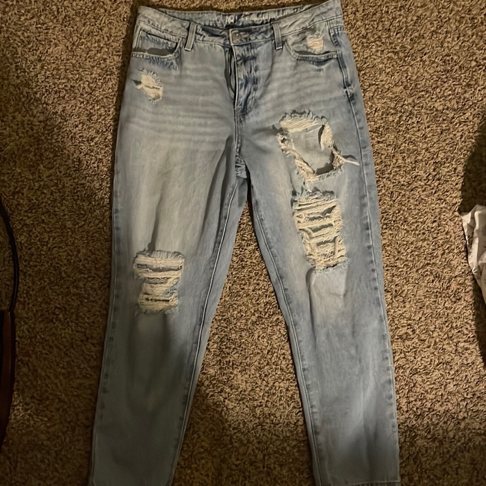 High rise jeans